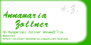 annamaria zollner business card